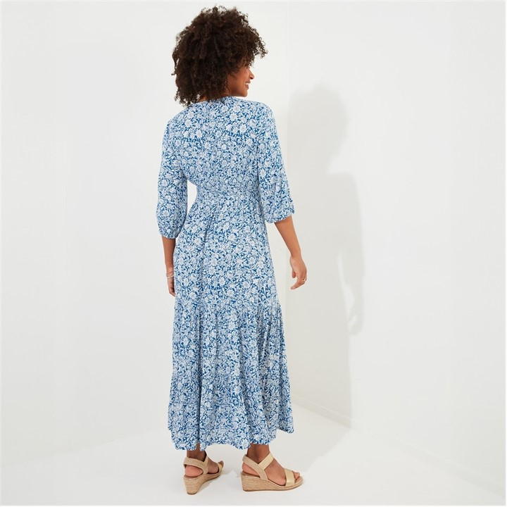Wrap Blue Dress