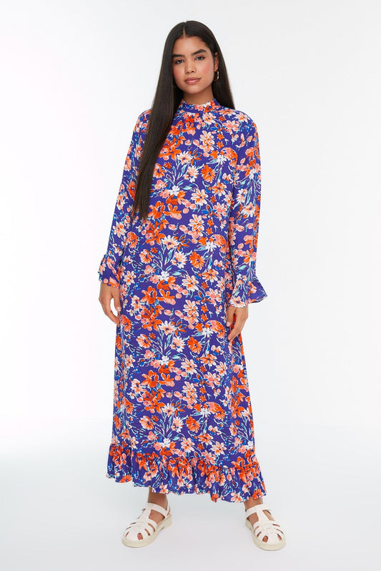 Modest Maxi Floral Dress