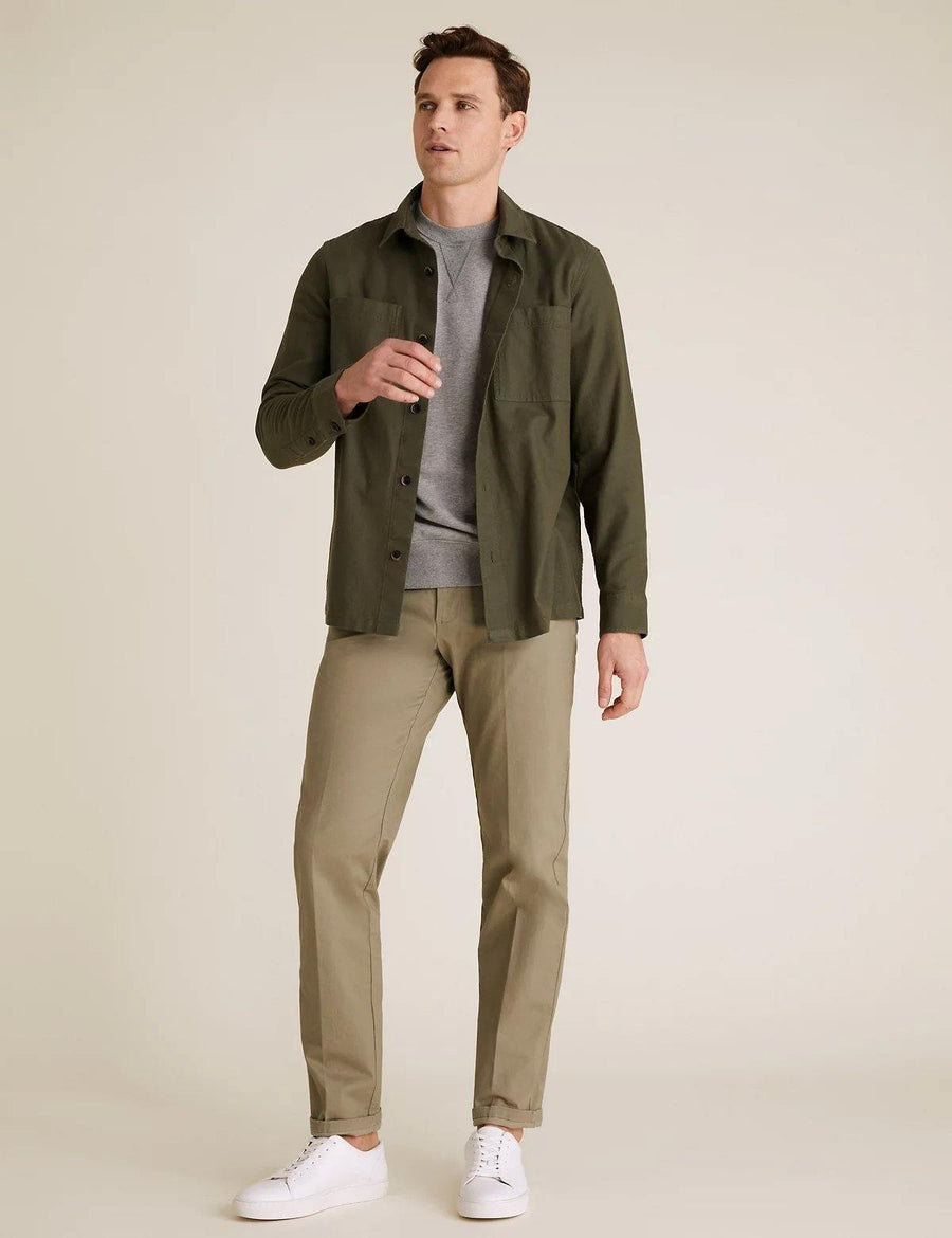 Slim Fit Chinos Trouser Natural