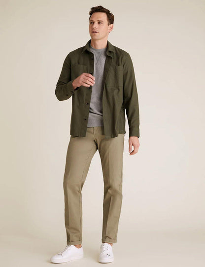 Slim Fit Chinos Trouser Natural