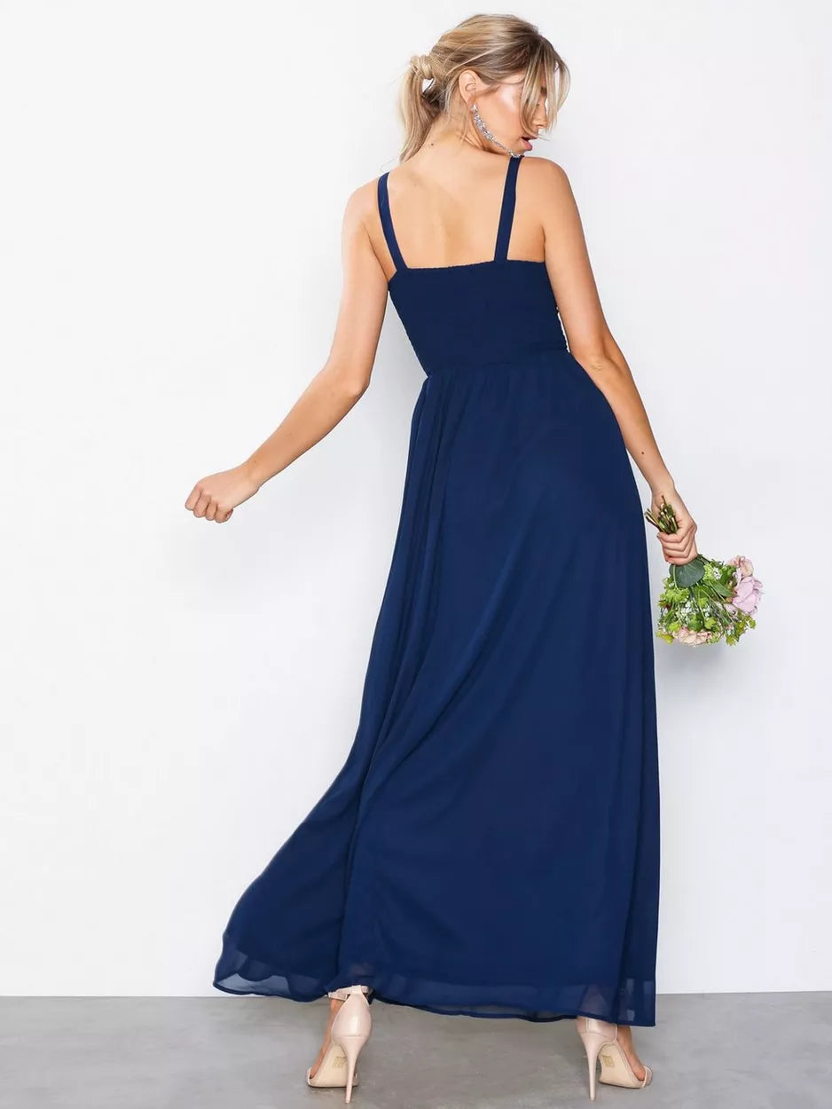 Navy Lace Maxi Dress