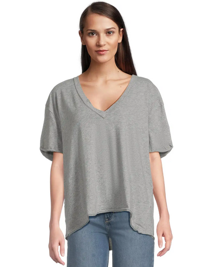 Free People Oversized V-Neck Voyage T-shirt