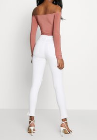 Light Pink Off Shoulder Bodysuit