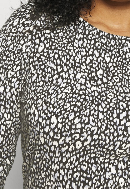 Animal Skin Skater Dress