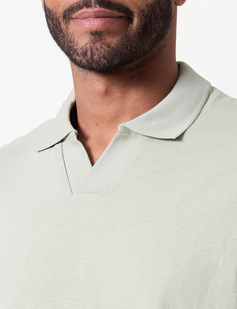 Men's Jcocollective Label Polo Short Sleeve Shirt