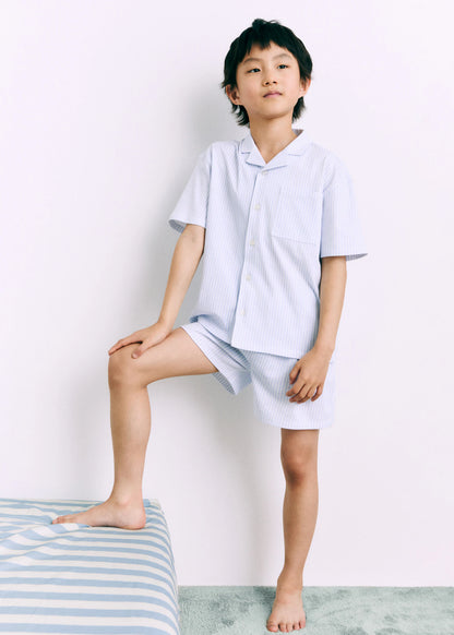 Mango Kids Striped short pyjamas