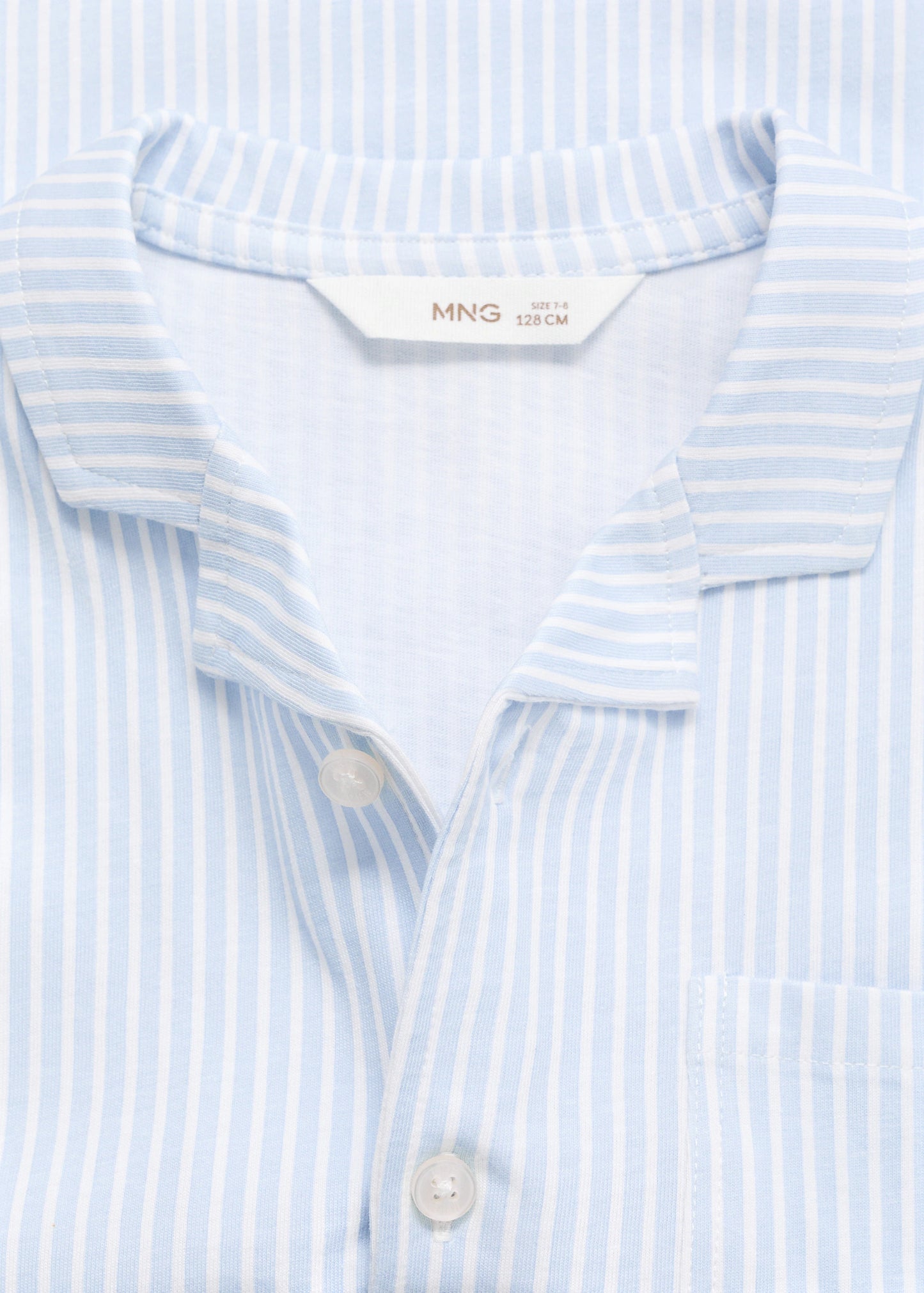 Mango Kids Striped short pyjamas