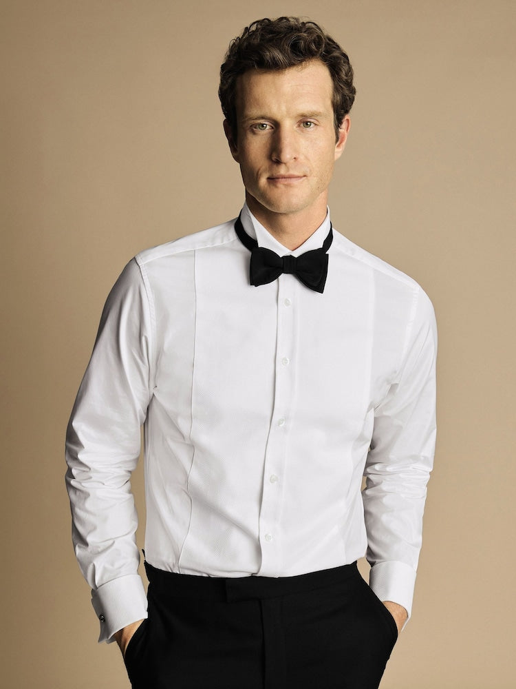 Bib Front Luxury Tuxedo Slim Fit Shirt