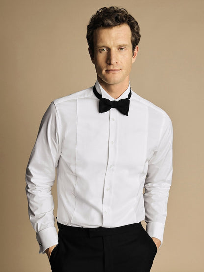 Bib Front Luxury Tuxedo Slim Fit Shirt