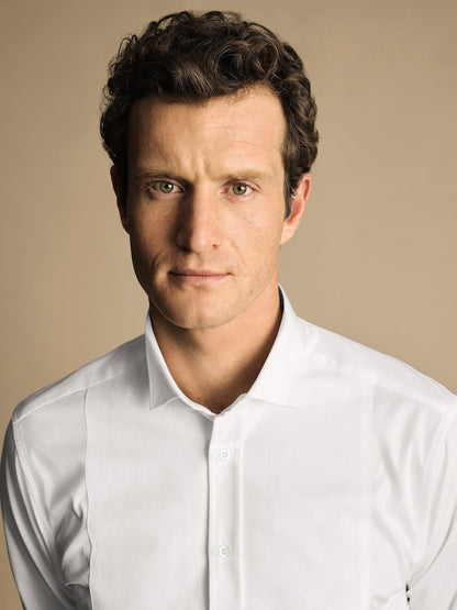 Bib Front Luxury Tuxedo Slim Fit Shirt