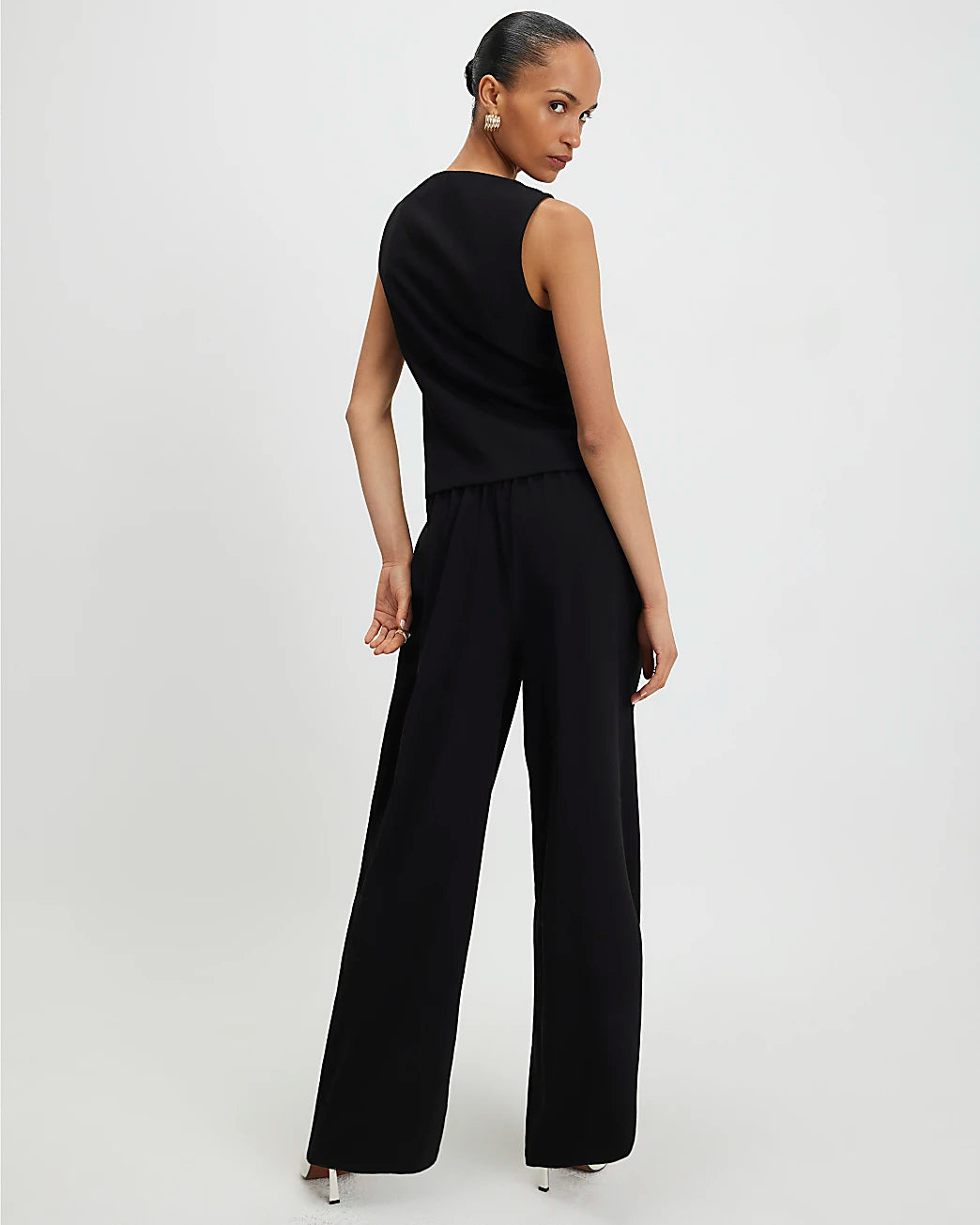 Wide Leg Trouser Black