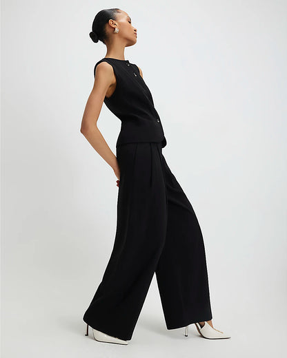 Wide Leg Trouser Black
