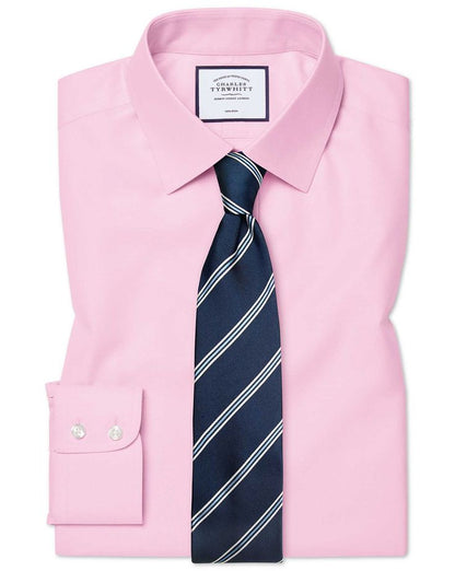 Classic Fit Non-Iron Twill Shirt Pink