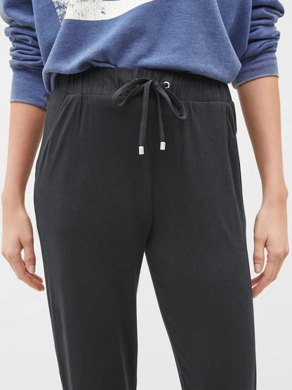 Black Jersey Joggers
