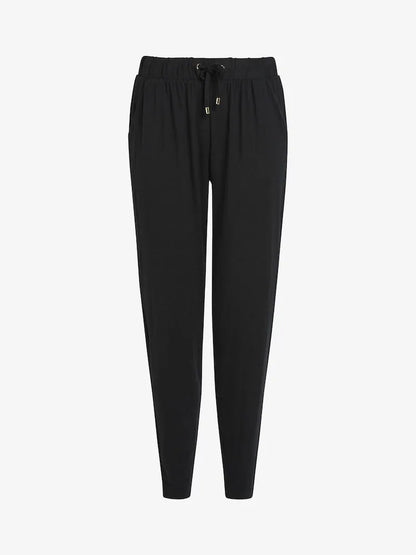 Black Jersey Joggers