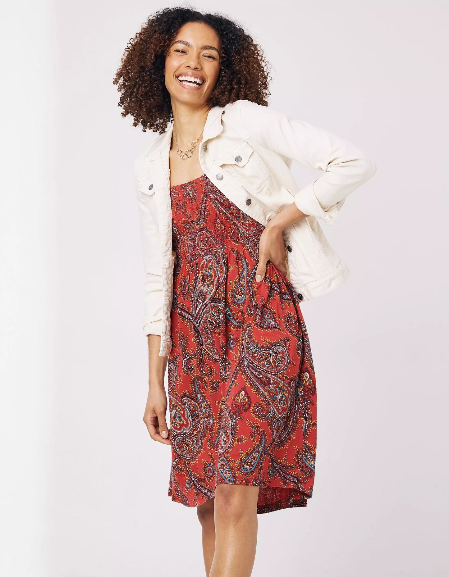 Alice Sunkissed Paisley Jersey Dress