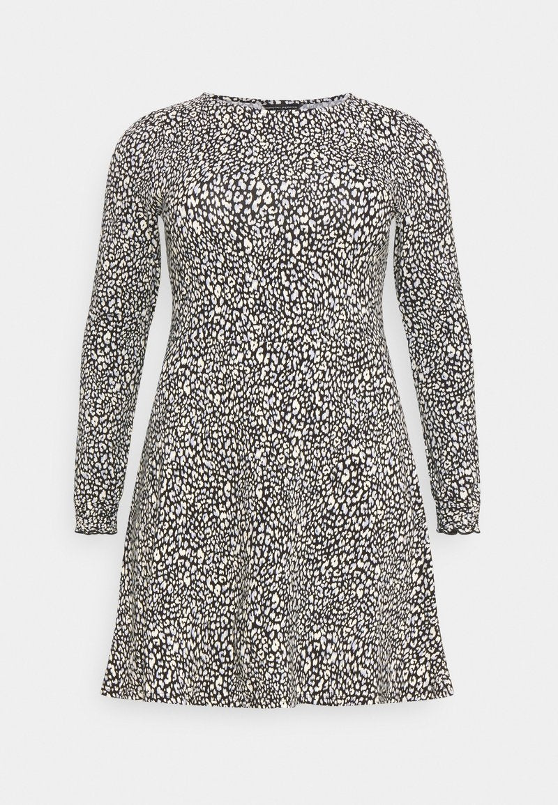 Animal Skin Skater Dress