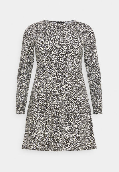 Animal Skin Skater Dress