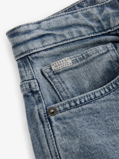 Blue Slate Regular Tapered Fit Vintage Wash Denim Jeans