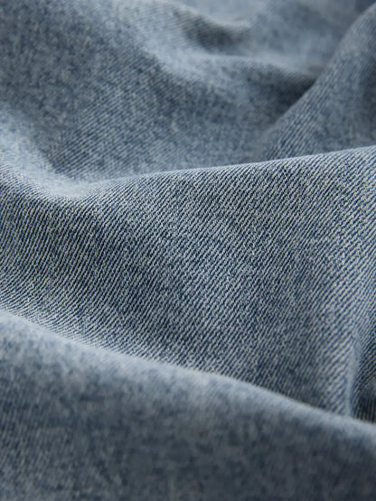 Blue Slate Regular Tapered Fit Vintage Wash Denim Jeans