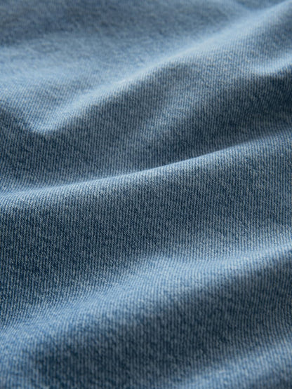Mid Blue Barrel Leg Jeans