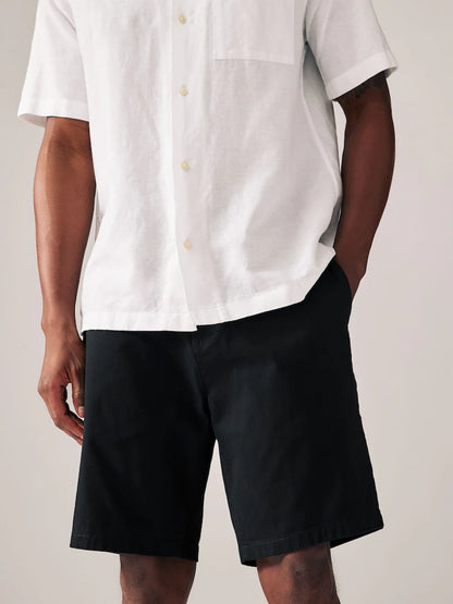 Black / Navy Slim Fit Stretch Chinos Short 2 Pack