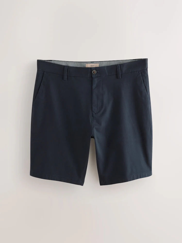 Black / Navy Slim Fit Stretch Chinos Short 2 Pack