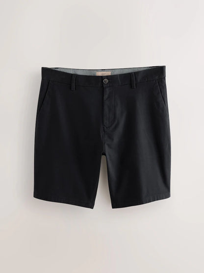 Black / Navy Slim Fit Stretch Chinos Short 2 Pack