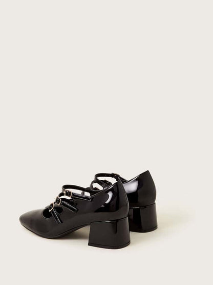 Monsoon Black Gwen Patent