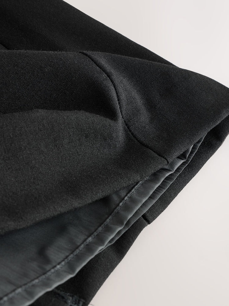 Black Tailored Pencil Skirt