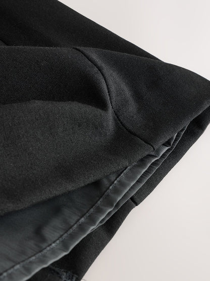 Black Tailored Pencil Skirt