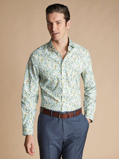 Multi Slim Fit Liberty Fabric Floral Print Slim Fit Shirt