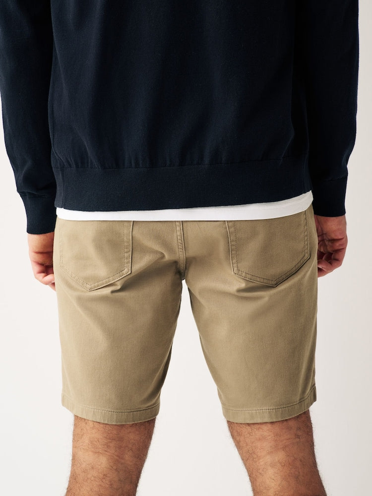 Stone Slim Fit Motion Flex Chino Short