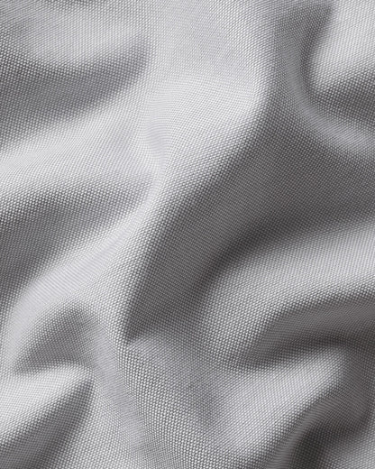 Stretch Washed Oxford Shirt - Silver