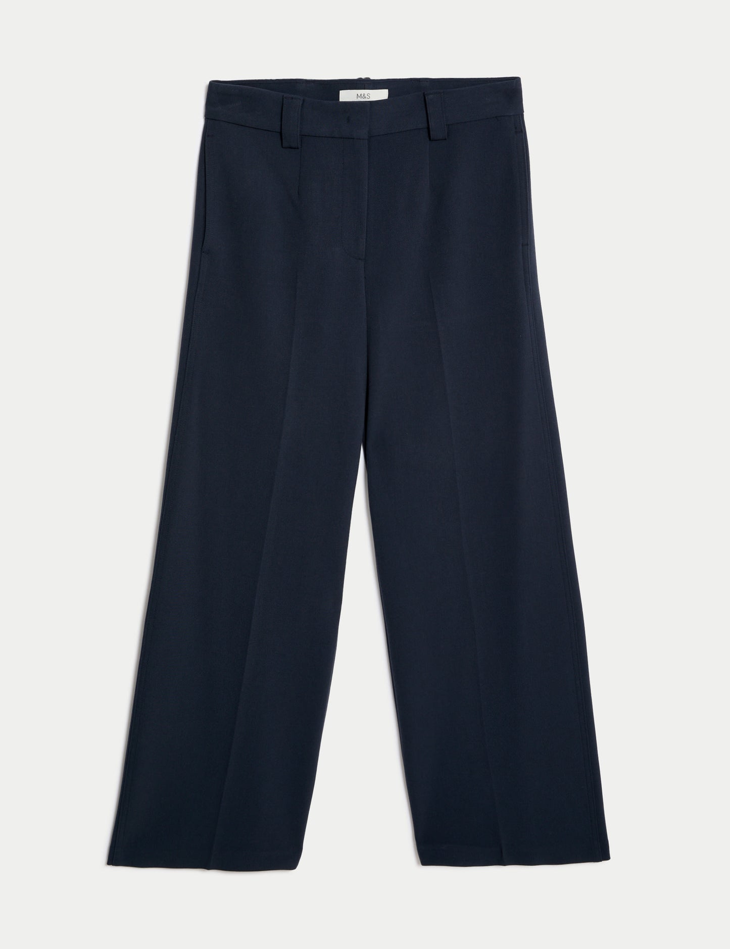 Navy Wide Leg Trouser