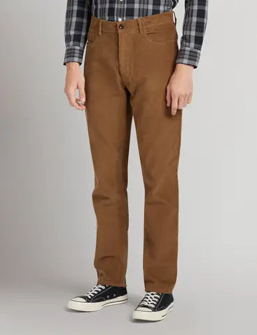 Regular Fit Wale Corduroy Trouser Tobacco Brown