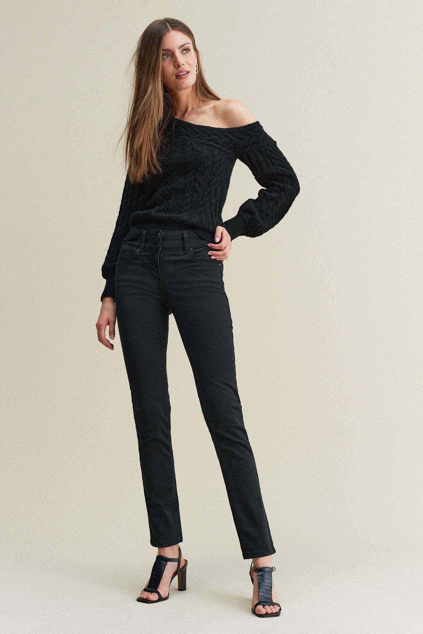 Petite Lift And Shape Jeans Black