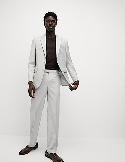 Regular Fit Stretch Suit Trouser