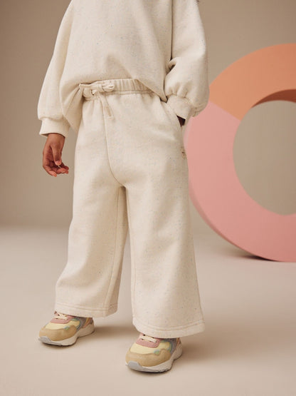Oatmeal Wide Leg Sweat Joggers (1½ year)