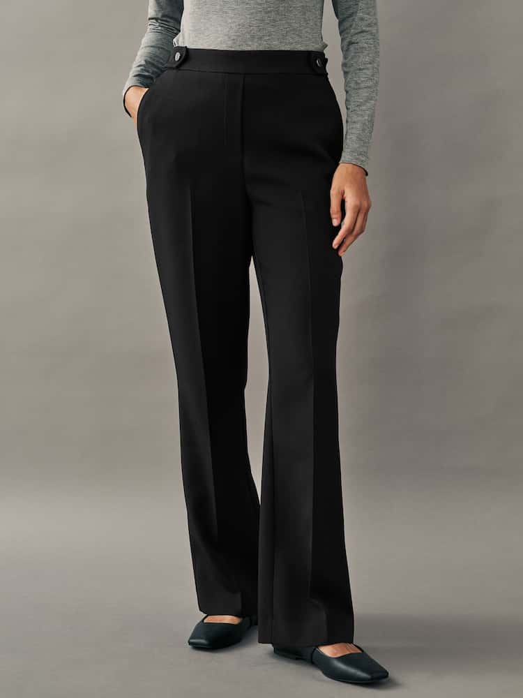 Next Black Bootcut Tailored Trouser