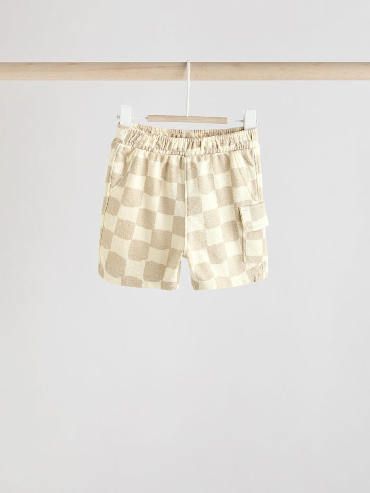 Mono Checkerboard Jersey 100% Cotton Baby Shorts 3 Pack