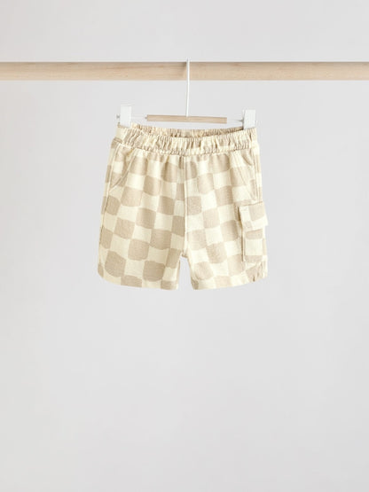 Mono Checkerboard Jersey 100% Cotton Baby Shorts 3 Pack