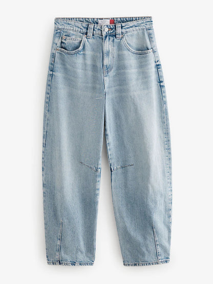 Bleach Darted Knee Barrel 100% Cotton Jeans
