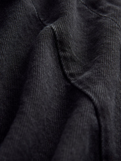 Black Horseshoe Barrel/Balloon Leg Jeans
