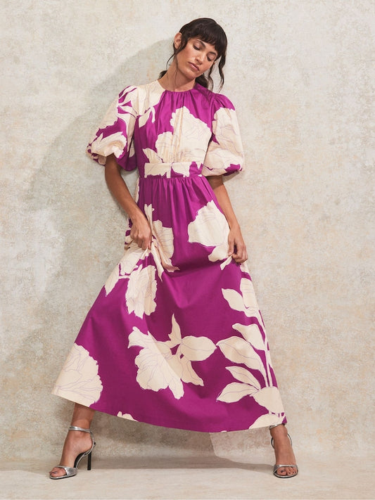 Seraphina Floral Midi Dress