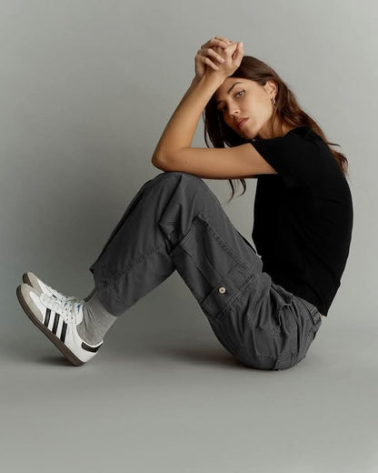 Adjustable Waist Cargo Trouser