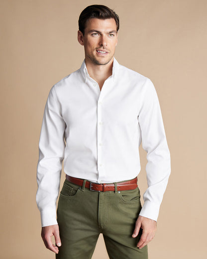 Button Down Collar Extra Slim Fit Shirt