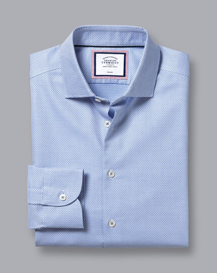 Classic Fit Textured Design Shirt