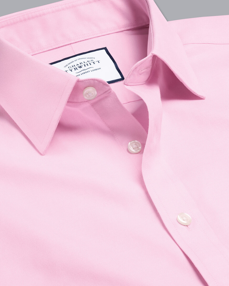 Classic Fit Non-Iron Twill Shirt Pink