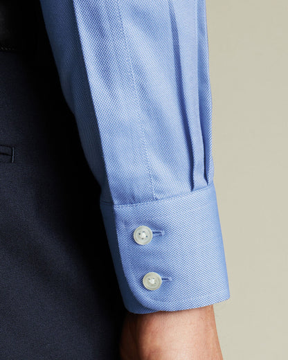 Non-Iron Royal Oxford Extra Slim Fit Shirt - Ocean Blue